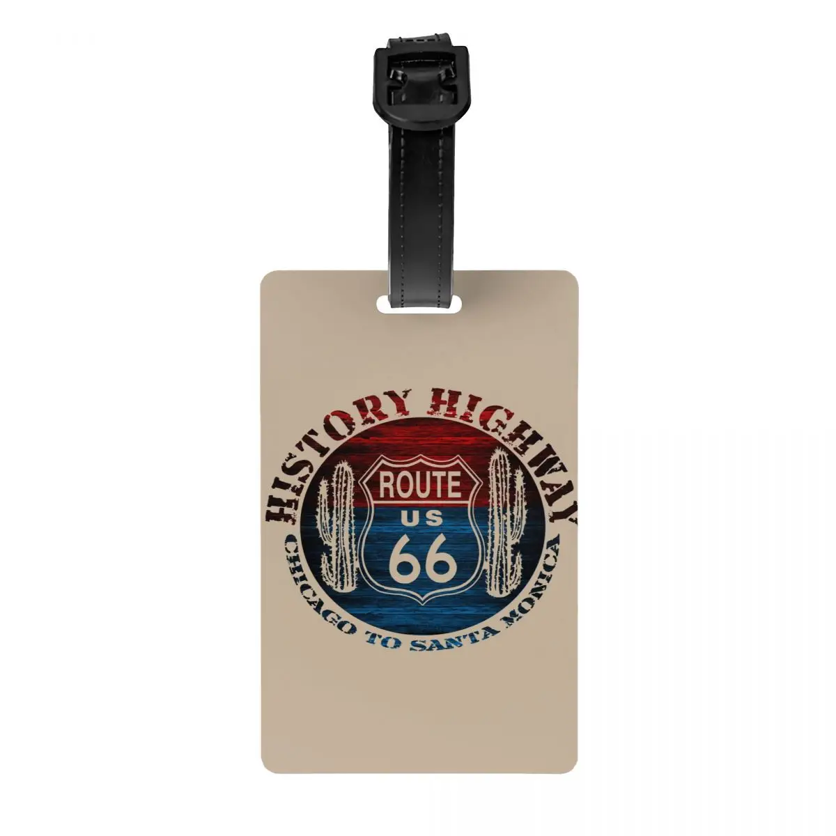 

Винтажные бирки для багажа Route 66 America Road, для путешествий, чемоданов, личная Обложка, имя, удостоверение личности