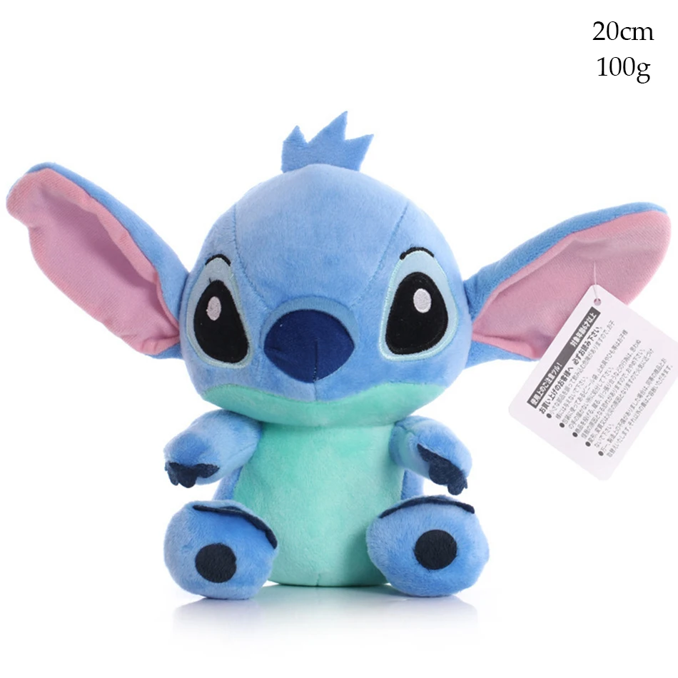 Плюшевые куклы Ститч Disney Мультяшные аниме игрушки Лило и плюшевые Stich подарок на
