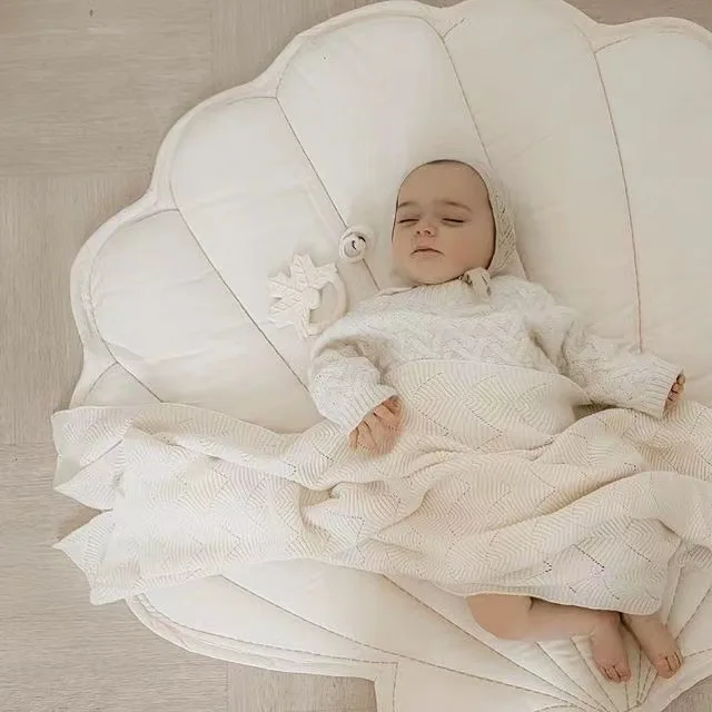 

Newborn Photography Prop Creative Special-shaped Shell Floor Mat Photo Prop for Baby Girl Blanket Kids Infant Photo Props