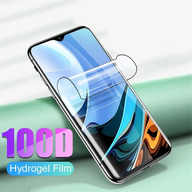 

9999D Hydrogel Film For Xiaomi Redmi 9 9A 9C 9i 9T 9AT 8 8A 7 7A Screen Protector Redmi Note 9 8 7 Pro 8T 9T 9S Protective Film