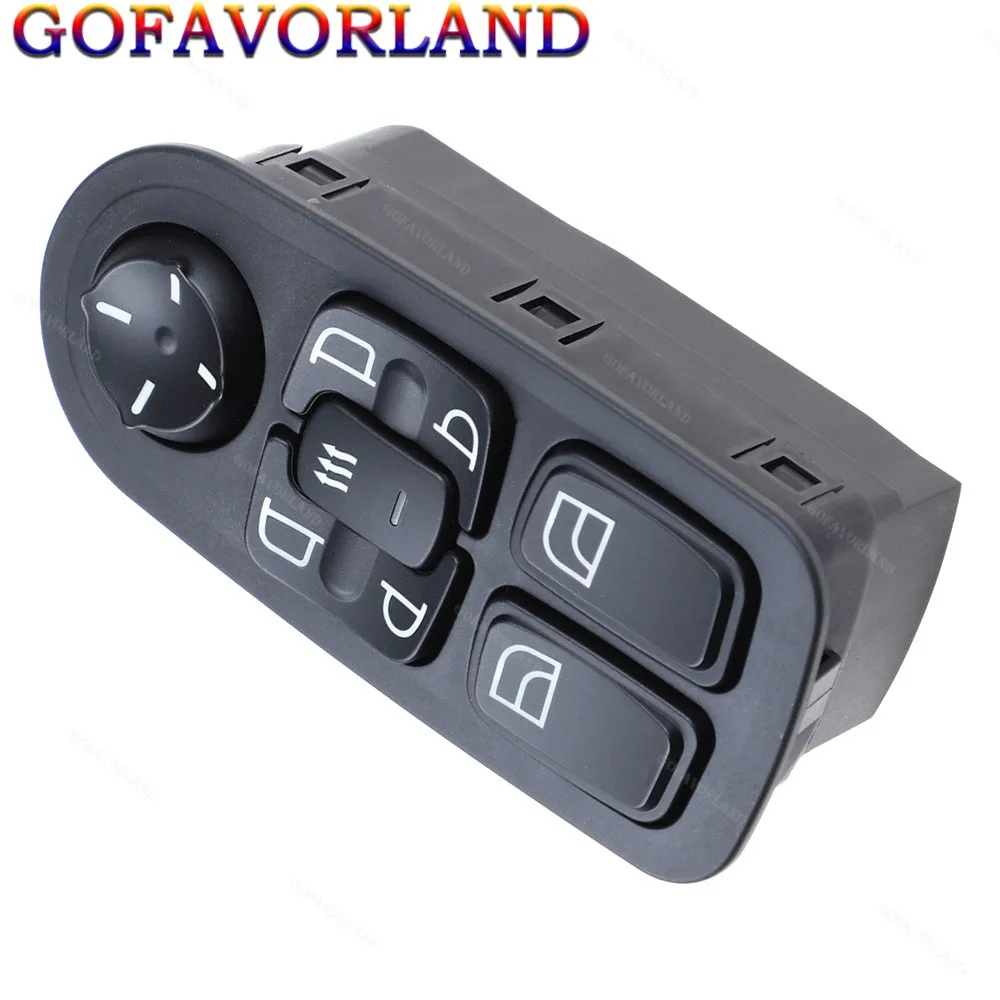 

1811131 1736600 1788603 1811229 1895436 Electric Master Power Window Switch Black Plastic For DAF CF 65 75 2001-2013 XF Series