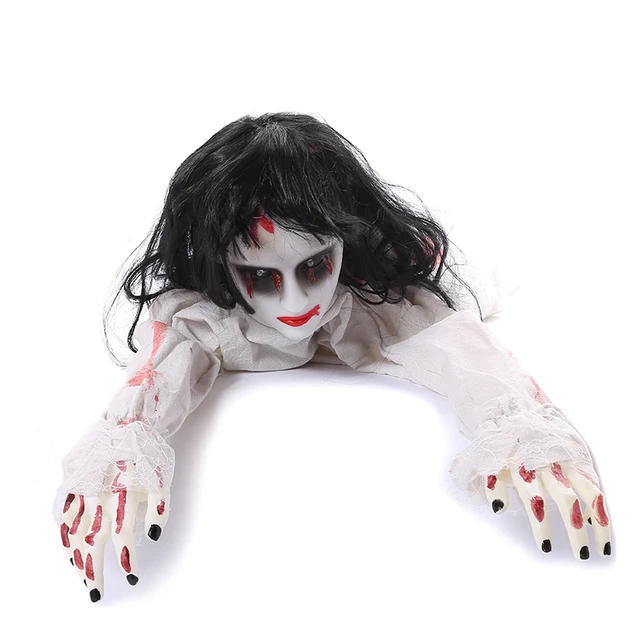 

Halloween Creeping Ghost Horror Electric Voice Control Female Ghost Baby Ghost Secret Room Escape Trickery Props