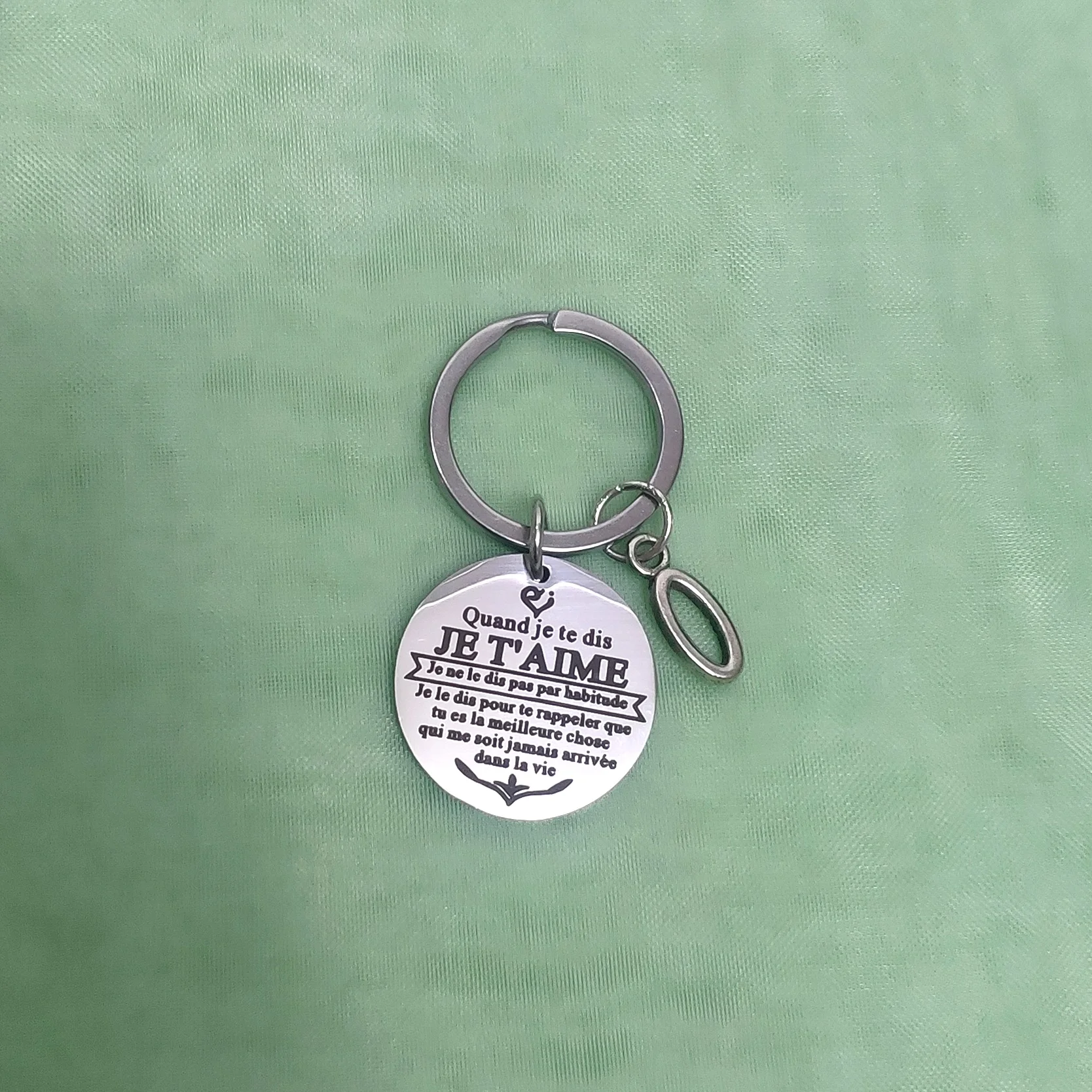 

Брелок для ключей с зеркальной подвеской, уникальный держатель для ключей с изображением французских притц, на день рождения