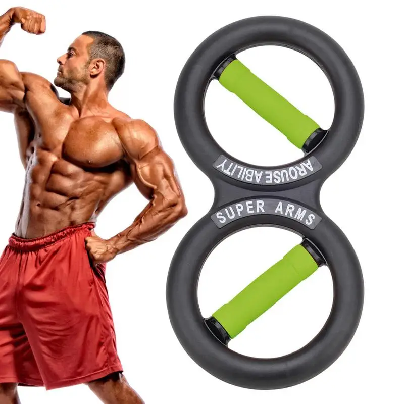 

Wrist Grip Strengthener Arm Forearm Grip Strength Trainer With 8-Shaped Rings For Badminton Fitness Enthusiast Weightlifting