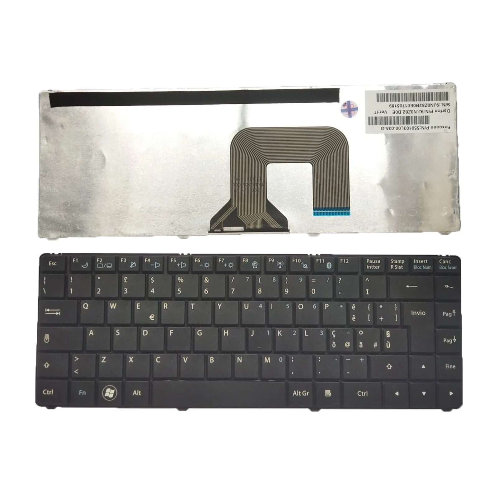

New IT italian Keyboard For Asus N20 N20A N20H N20V Laptop Black