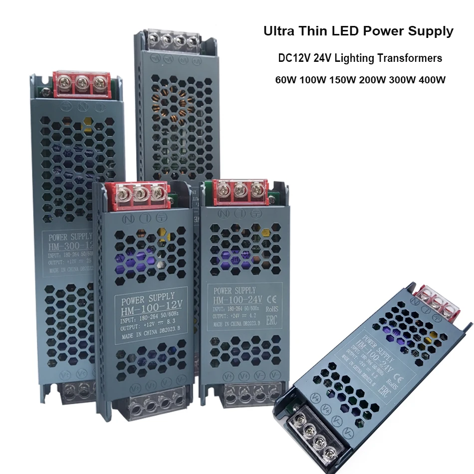 

TiaoChongYi Ultra thin Lighting Transformers 60W-400W