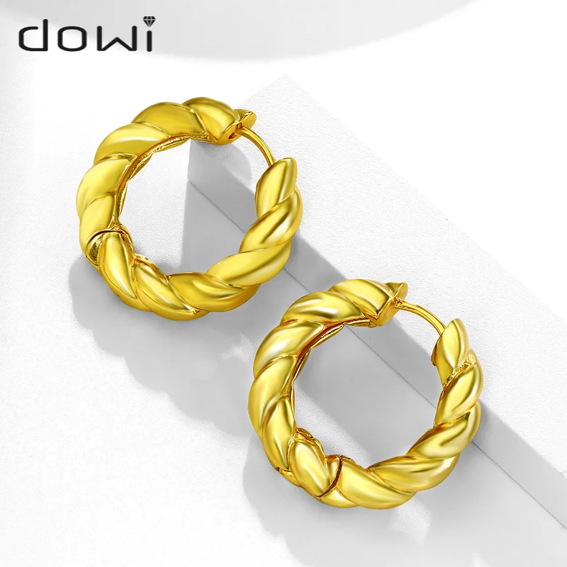 

Модные ювелирные изделия Dowi, геометрические массивные серьги 2022, винтажные темпераментные висячие серьги из 18-каратного золота для женщин, ...
