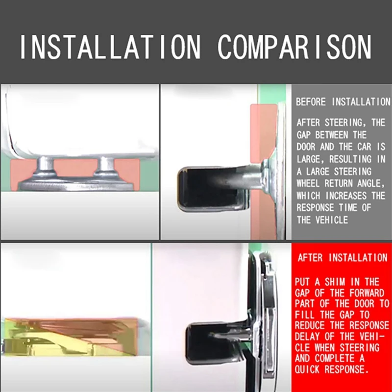 Автомобильная Пряжка стабилизатора двери TRD для Honda Civic Accord CRV Odyssey HRV защита