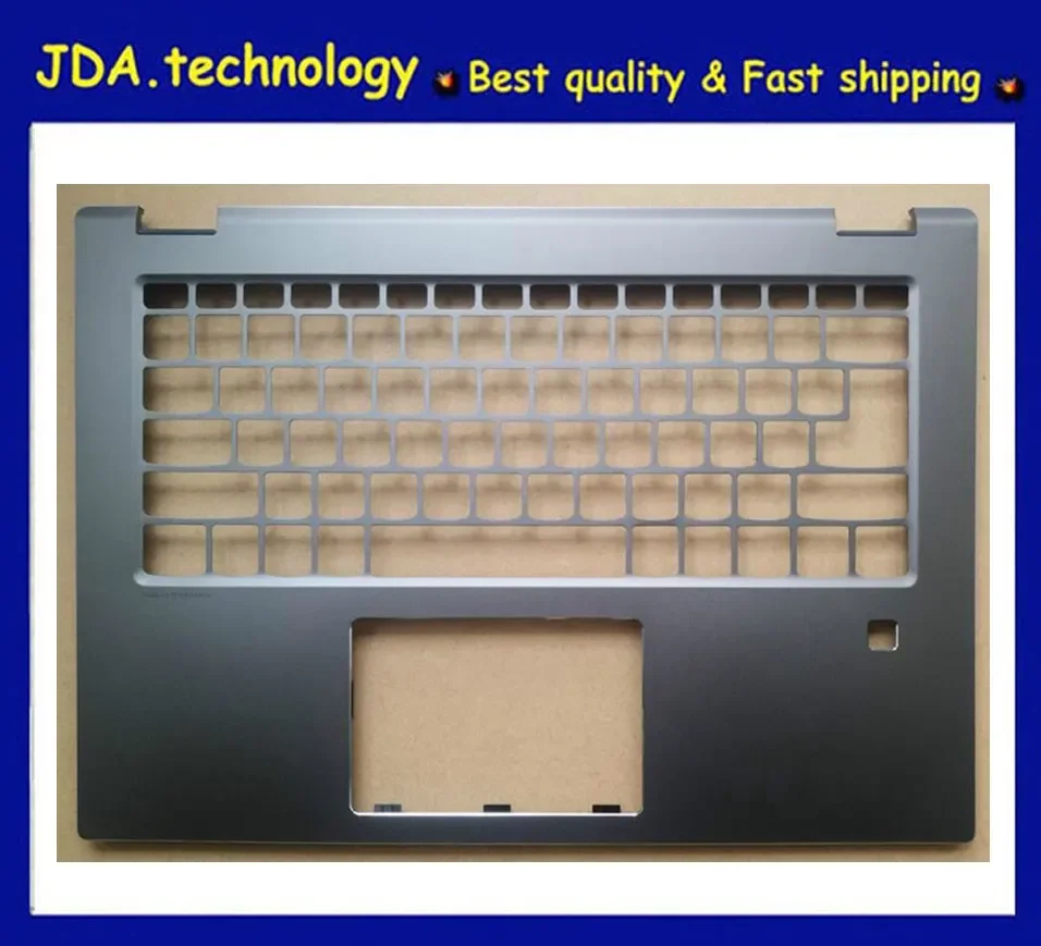 

95%New For Lenovo Yoga 520-14 520-14IKB Flex 5 Flex 5-14 palmest keyboard bezel upper cover with Fingerprint hole,AM1YM000200