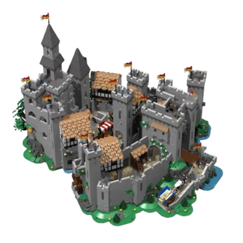 Строительные блоки Spot MOC-129180 серии Замок архитектура креативные детские игрушки