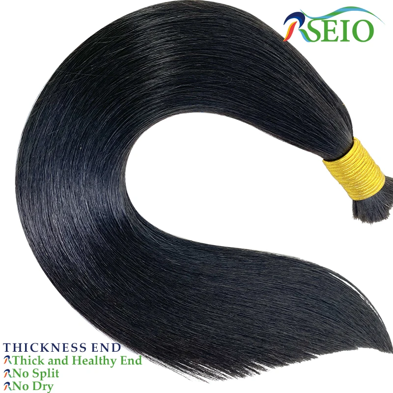 Натуральные человеческие волосы для наращивания RSEIO натуральные черные