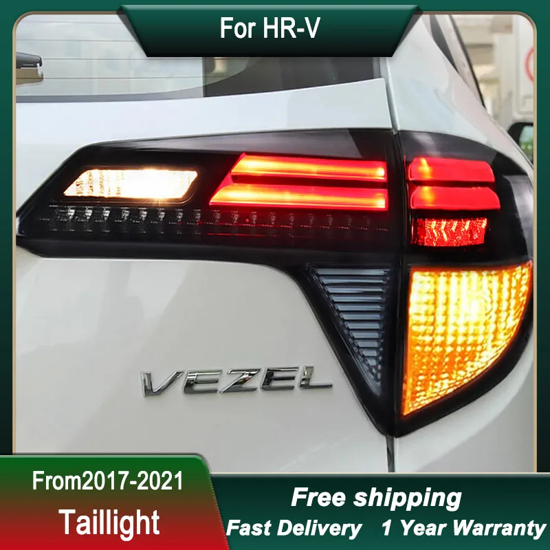 

Car Taillamp For Honda HR-V Vezel 14-21 LED Brake Reverse Tail Lamp Dynamic Turn Signal Light Tail Lamp Assembly