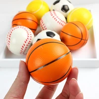 1pcs 6 3cm squeeze ball toy football basketball soft foam sponge anti stress baseball tennis toys for kids children