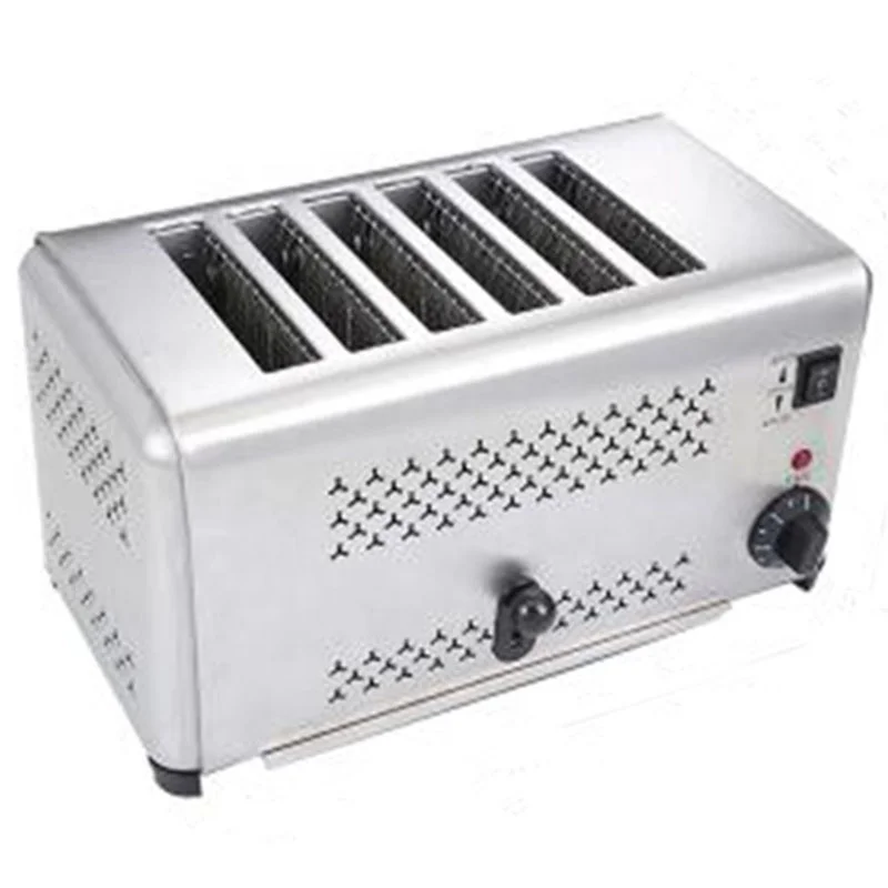 

Hot sale New design stainless steel 6 slice toaster for breakfast