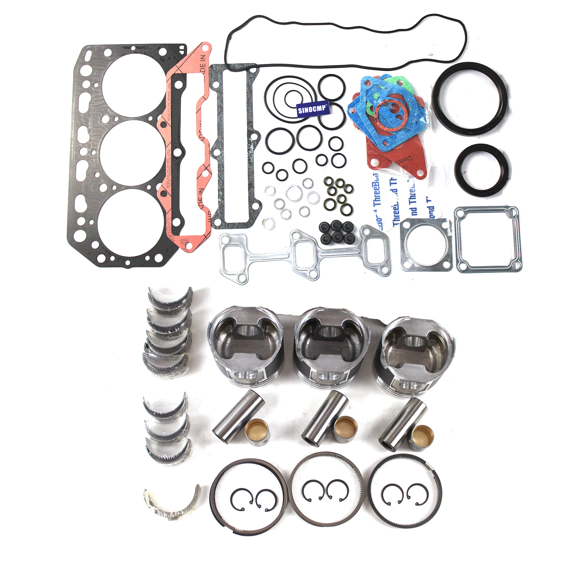 

3TNV88 3TNV88C Engine Overhaul Rebuild Kit for Yanmar TB135 A7C Bearing Piston