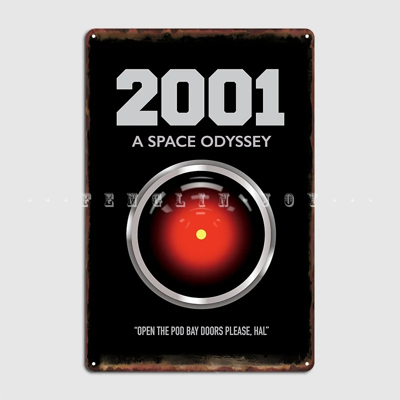 

2001 A Space Alternative Movie Poster Metal Plaque Poster Cinema Garage Pub Garage Custom Plaques Tin Sign Posters