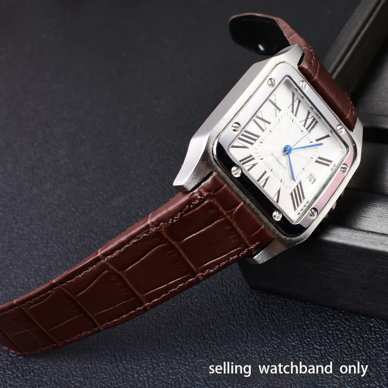 Ремешок сменный из натуральной кожи для наручных часов 20/23 мм 100/W20106x8/W20073X8 - купить