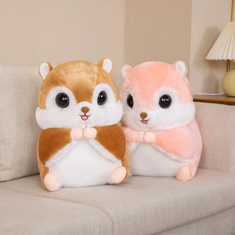 

Kawaii Soft Squirrel Mouse Animal Plush Stuffed Toy Doll Pillow Cute Baby Child Girlfriend Birthday Companion Decoration Gift