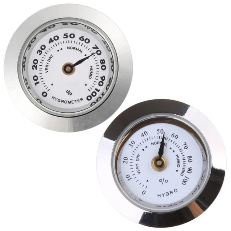 

28mm Mini Round Cigar Hygrometer High Moisture Meter