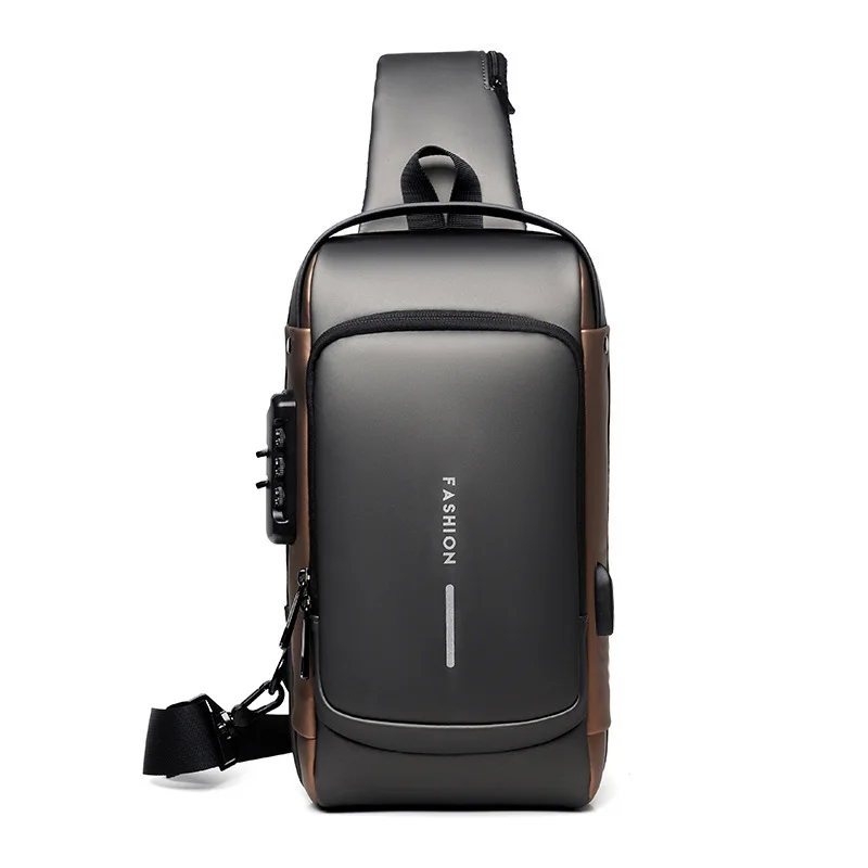 

Men's Motorcycle Charging Chest Diagonal Chest Bag