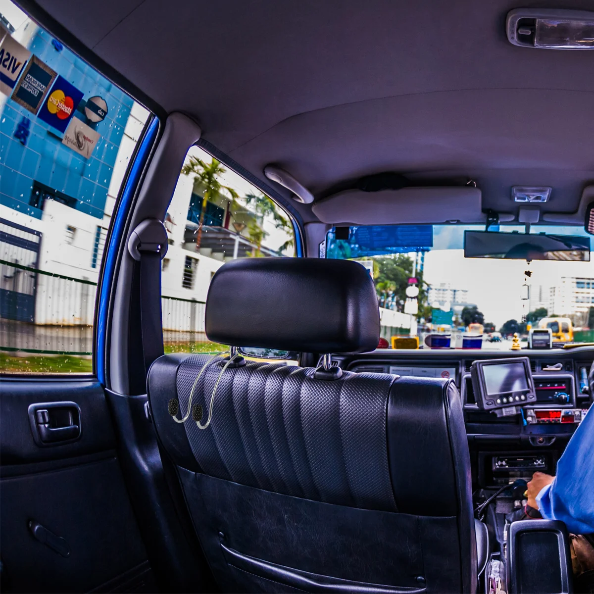 

1 Pair Stainless Steel Car Back Seat Holder Practical Diamond Car Hook