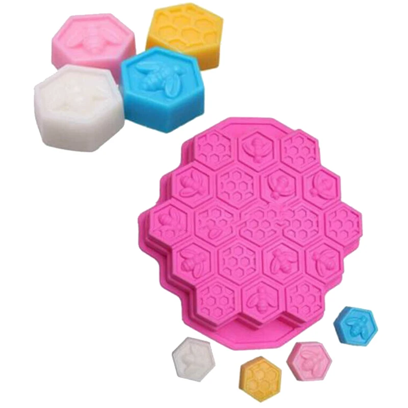 

Силиконовая сотовая форма для украшения торта, 19 отделений