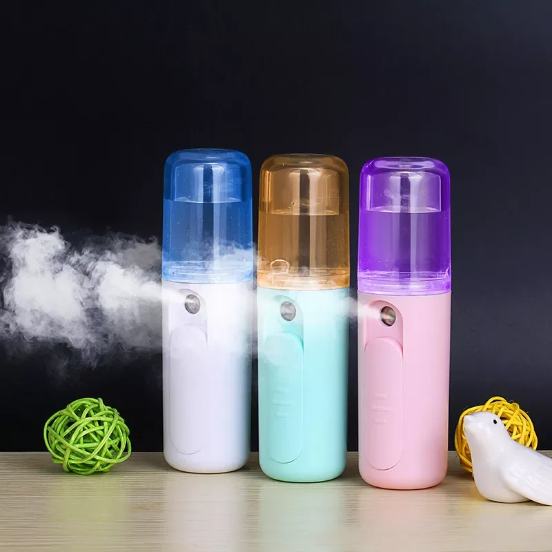 

Humidifier 20ML Ultrasonic Chargeable With LED Aroma Essential Oil Steamed Face Diffuser Home USB Car Humidifier Fogger Mist
