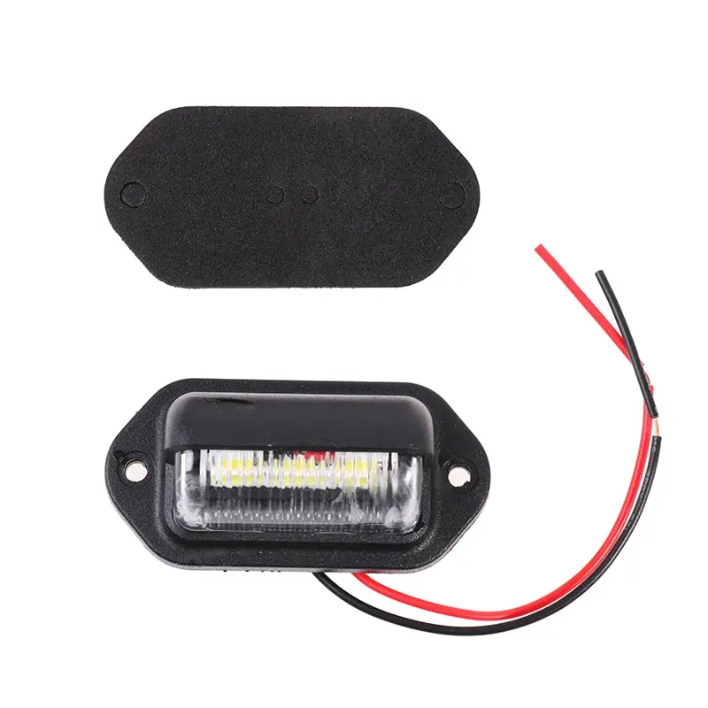 

Car Truck License Plate Lights 6 LED Universal License Taillight for Auto Trailer Motorcycle Van Boat Side Lamp 500LM