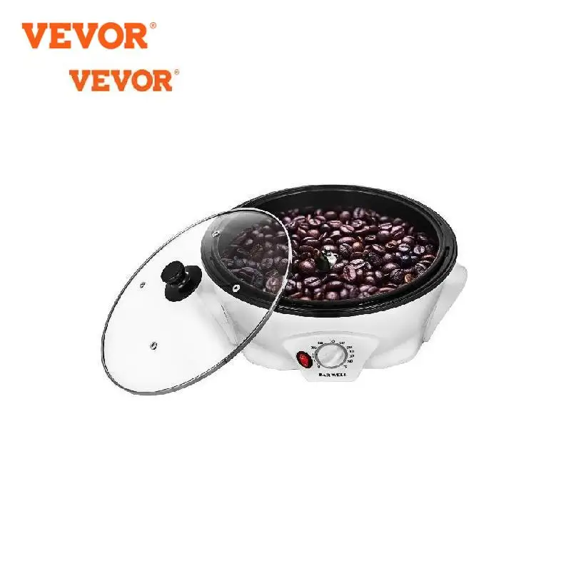 

VEVOR Electric Coffee Bean Roaster Baking Machine 1500G 1200W for Home Office Peanuts, Nuts, Rice Popcorn, Coffee Bean Roasting