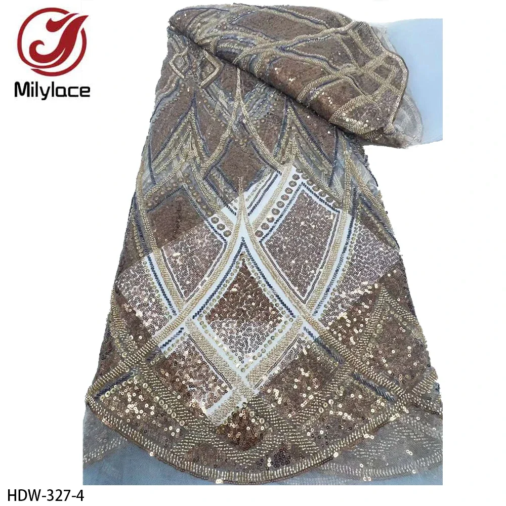 Африканские блестки кружево вышивка Фотофон 5 ярдов для женского свадебного