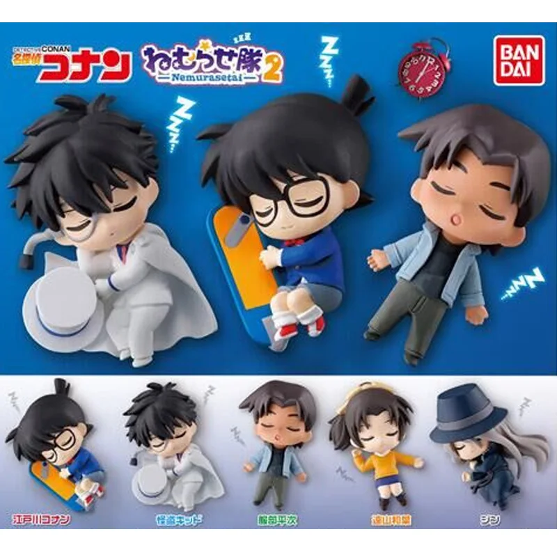 

Japan Capsule Toys Anime Detective Conan Edogawa Conan Hattori Heiji Tooyama Kazuha Kaito Kid Collectibles Toys For Kids Gifts