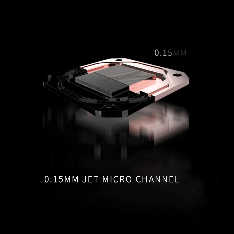 Блок центрального процессора Granzon 0 15 ММ струйный микроканал для INTEL Lga115x/1200 и AMD