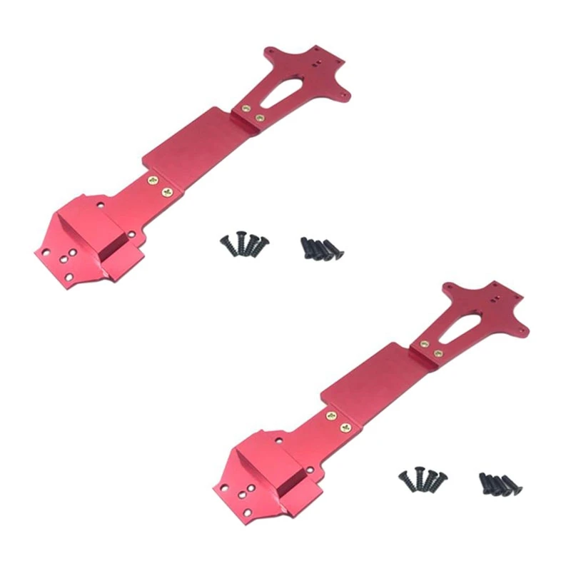 

2X для Wltoys 144001 RC автомобиль, обновленные запасные части, металлическая вторая Напольная доска 144001-1259, красная