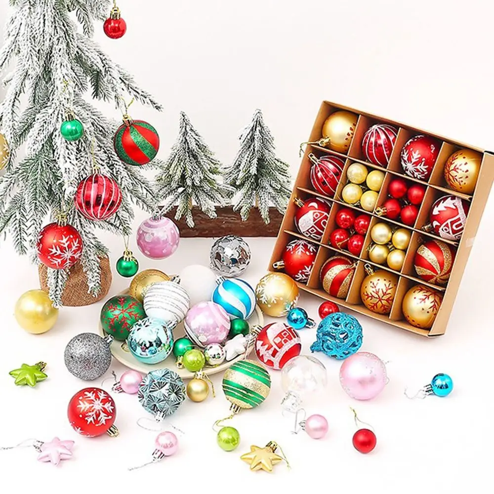 

44 шт., искусственные украшения для рождественской елки