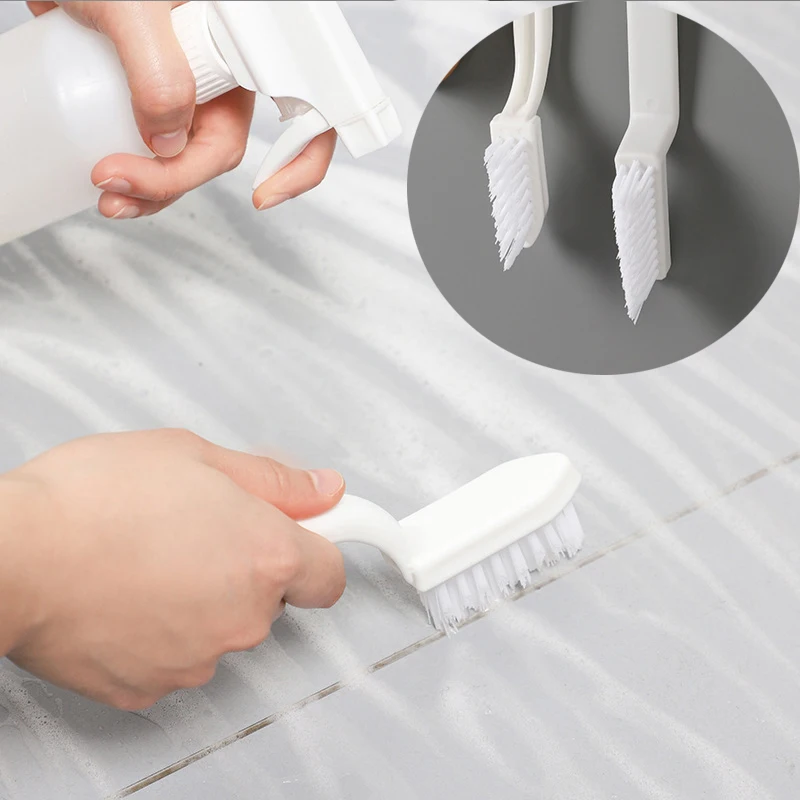 

1PC Wash the corner of the bathroom tile wall without dead corner brush small toilet brush gap on the floor brush