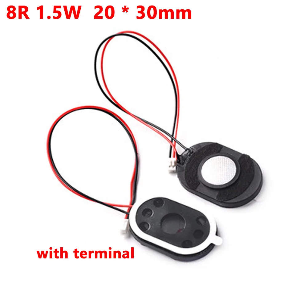 

50pcs 1.5W8R 8R1.5W GPS Speaker Connector 2030 1.5W 8R 1.5W 20 * 30mm Thickness: 4MM