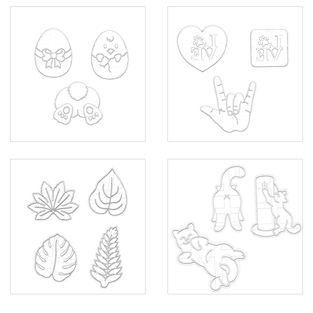 

Формочка для выпечки печенья, портативные безопасные милые Мультяшные пасхальные формы, домашний декоративный инструмент для выпечки, 3 шт. сердца