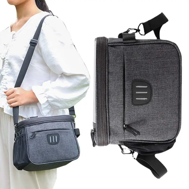 

Сумка на руль велосипеда вместительная, 5 л, со светоотражающими полосками