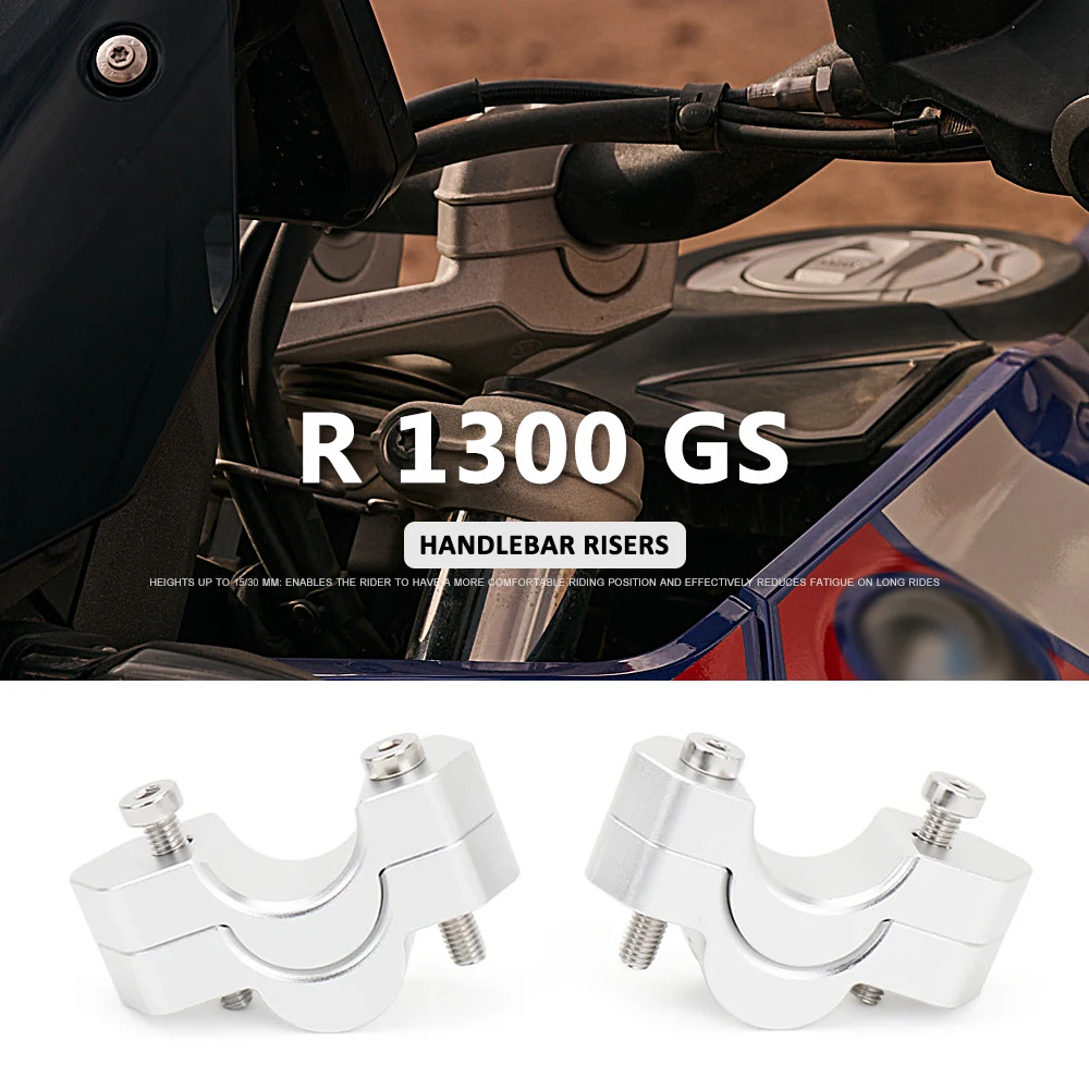 Новый зажим для руля мотоцикла алюминиевый руль серебристый BMW R1300GS r1300gs R1300 GS r1300