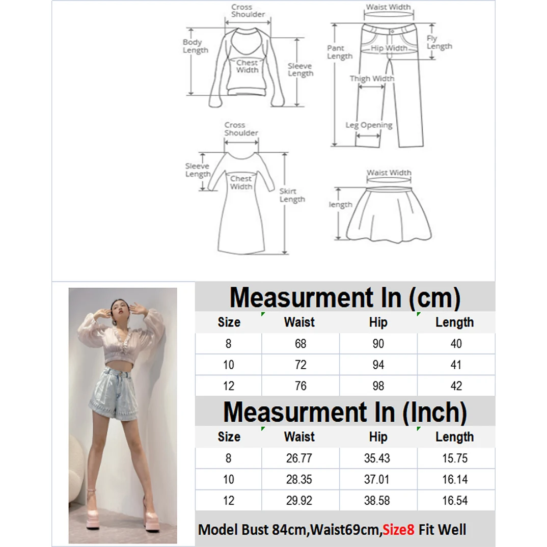 Top Quality Women Fashion Jeans 2022 Summer New Designer High Waist Holes Tie-dye Wide-leg Denim Shorts