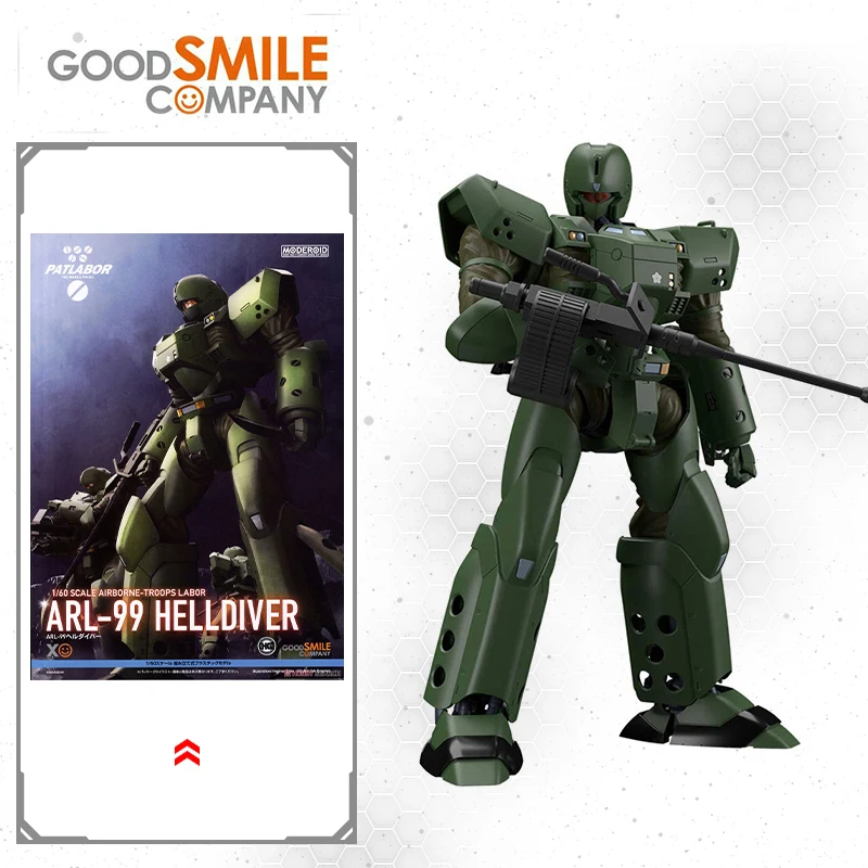 

Original GSC MODEROID 1/60 Mobile Police PATLABOR ARL-99 Hell Diver Assembly Model Kit Anime Action Figures Toys Birthday Gifts