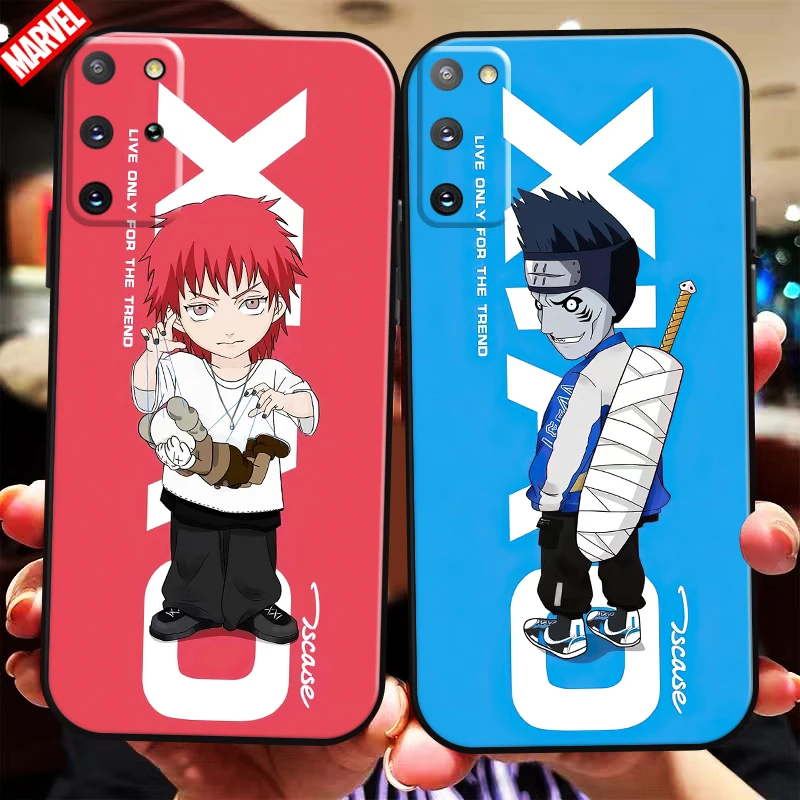 

Fashion Akatsuki Naruto For Samsung Galaxy S22 S21 S20 Ultra FE 5G S22 S21 S20 S10 10E S9 S8 Plus Phone Case Back Funda TPU