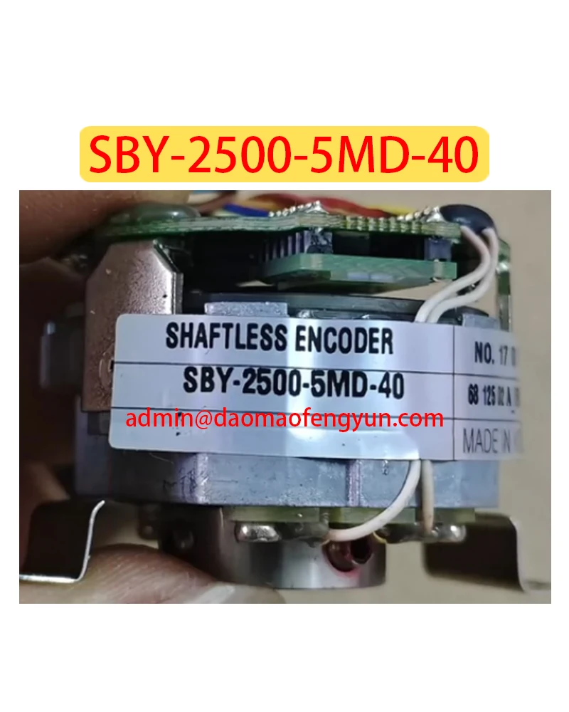 SBY-2500-5MD-40 Подержанный бессарточный энкодер прямой диаметр 6 мм SBY 2500 5MD 40 быстрая