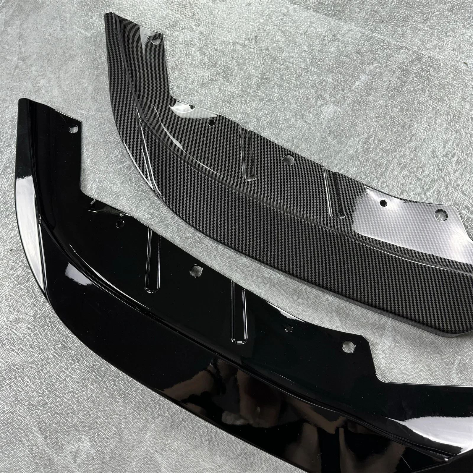 Для BMW 5 серии G30 525i 530i 2017-2020 автомобильный передний бампер спойлер лезвие для губ