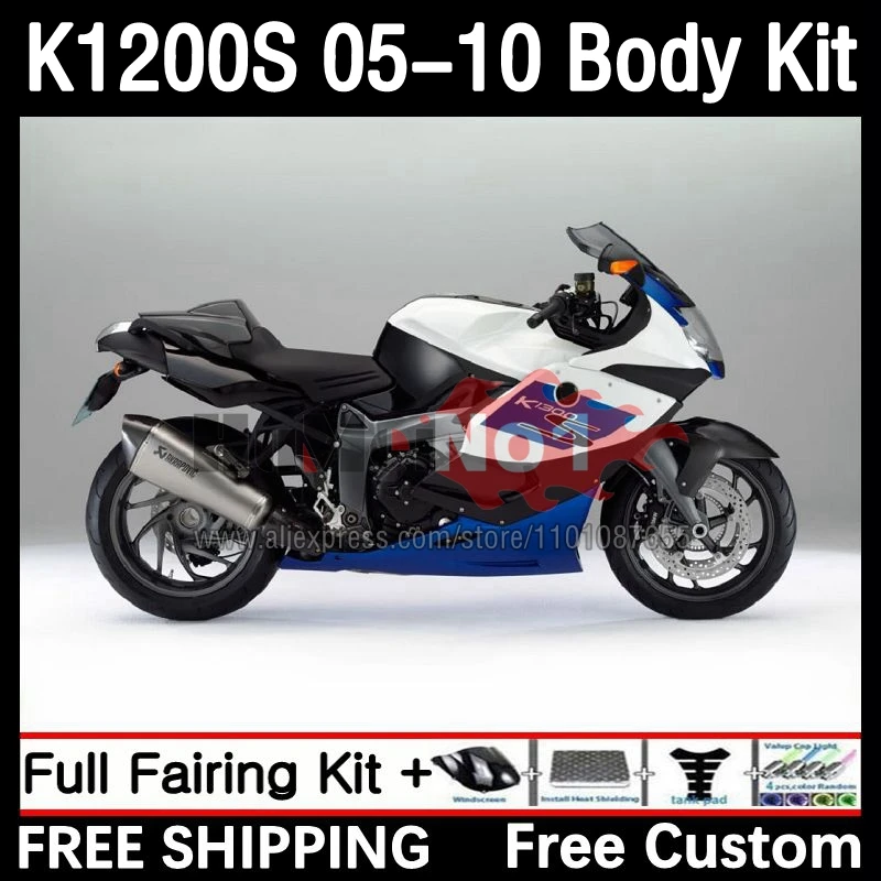 

Fairing For BMW K1200 K 1200 S K1200S 05 06 07 08 09 10 57No.10 K-1200S K 1200S 2005 2006 2007 2008 2009 2010 Body black white