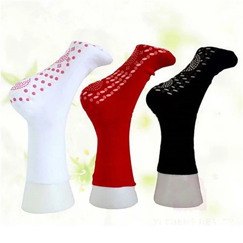 10 Pairs Unisex Self Heating Socks Middle Tube Socks Massage Resist Cold Absorb Sweat Autumn Winter Foot Warmer Socks
