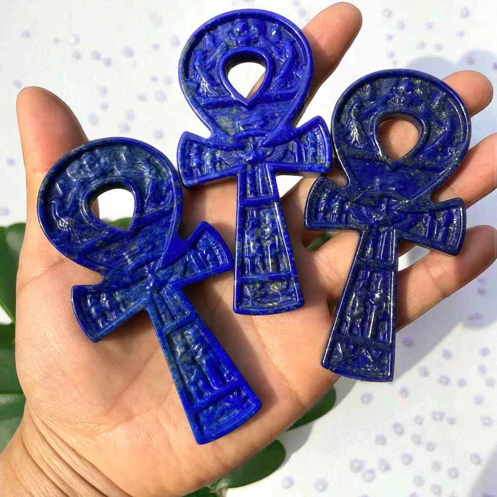 

Скульптура из лазурита "Египетский фараон Анк", 9,9 см