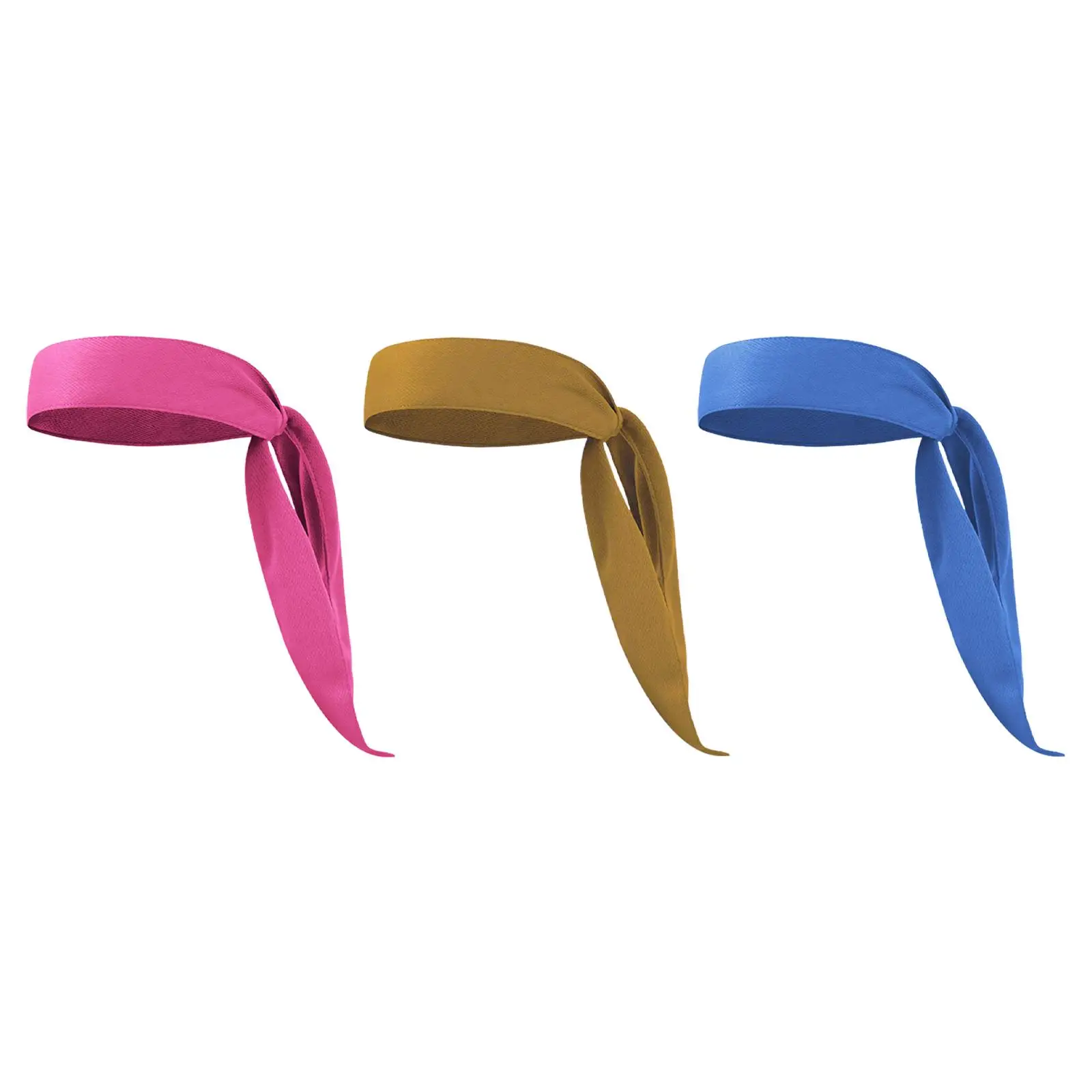 

Men Women Outdoor Sports Headband Head Tie Hair Band Hairband Moisture Wicking for Workout Athletic Casual Wear Tennis