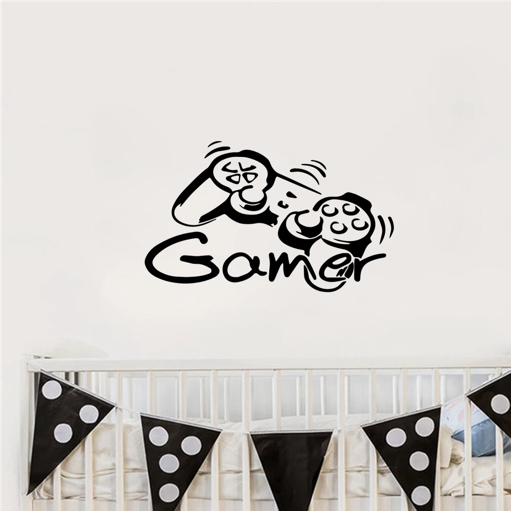 Современные водонепроницаемые наклейки на стену из ПВХ для любителей игр