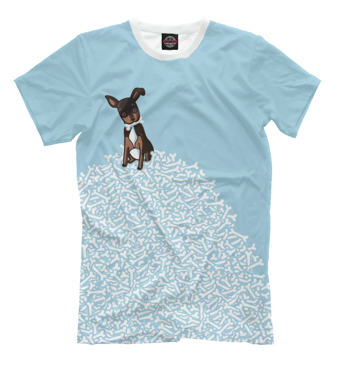 Футболка Повелитель костей Собаки | Мужская одежда